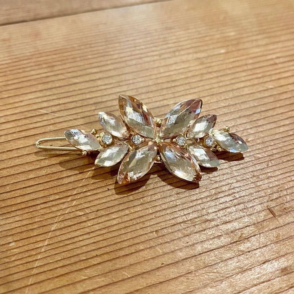 Vintage Jeweled Rhinestone Hair Pin